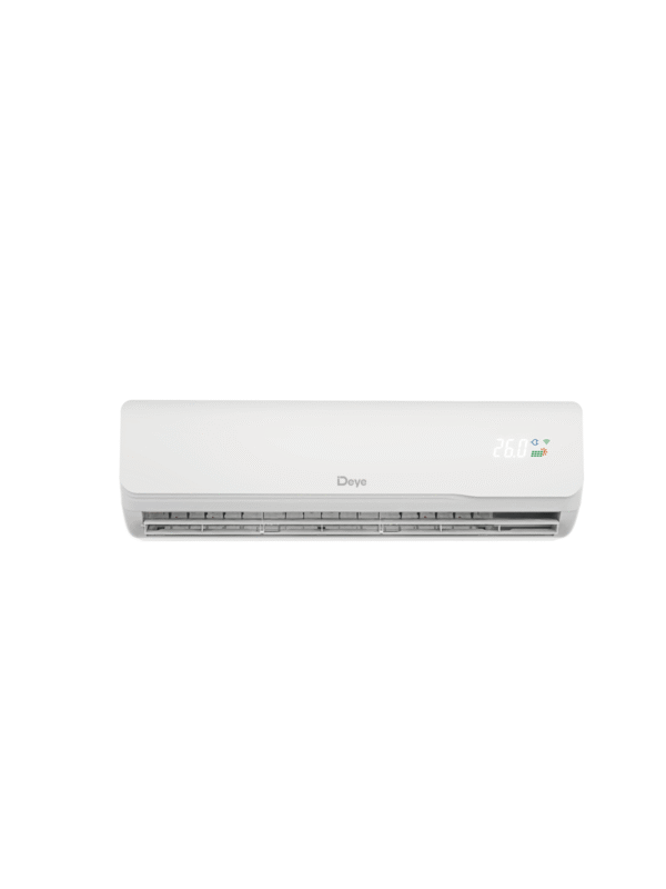 DEYE DWGA5-ACDCBLW-18KR2(EU) 5,2 kW AC/DC (omrežno/brez omrežja) sončna klima z DC inverterjem R32 mono-split stenski tip, notranja in zunanja enota, hlajenje in ogrevanje